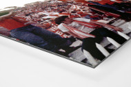 Liverpool Fans 1977 (1) als auf Alu-Dibond kaschierter Fotoabzug (Detail)