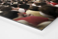 Stuttgart Fankurve als auf Alu-Dibond kaschierter Fotoabzug (Detail)