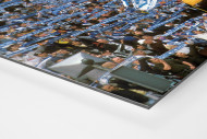 Hertha Fans 1997 als auf Alu-Dibond kaschierter Fotoabzug (Detail)