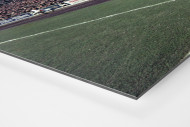 Tribüne Stadion am Uhlenkrug als auf Alu-Dibond kaschierter Fotoabzug (Detail)