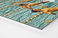 Rückwärts ins Wasser als auf Alu-Dibond kaschierter Fotoabzug (Detail)
