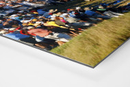 Schlag aus dem Zuschauerbereich als auf Alu-Dibond kaschierter Fotoabzug (Detail)