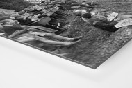 Schüler schauen die Tour 1958 als auf Alu-Dibond kaschierter Fotoabzug (Detail)