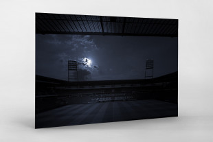 Stadien bei Nacht - Weserstadion (1) 11FREUNDE SHOP - Fußball Foto Wandbild Poster