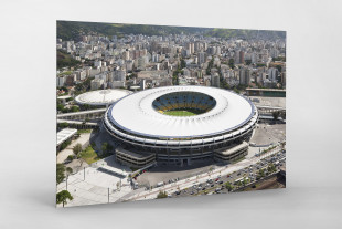 Maracana und Skyline Rio - Fußball Wandbild - 11FREUNDE SHOP