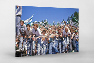 Bremer Fankurve 1988 - Werder Bremen Wandbild