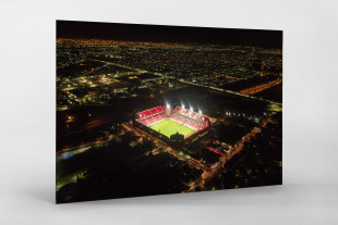 Vogelperspektive Estadio Libertadores de América bei Flutlicht - Wandbild CA Independiente