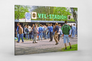 Einlass in Wolfsburg - VfL-Stadion am Elsterweg 2. Bundesliga 1996/97