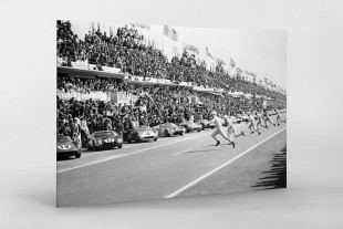 Start in Le Mans 1964 - Motorsport Foto als Wandbild