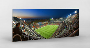 Valencia - Estadio Mestalla Stadionfoto Panorama als Wandbild