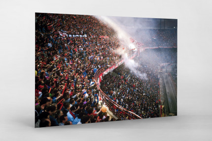 Fankurve im Giuseppe Meazza Stadion - 11FREUNDE SHOP - Fußball Foto Wandbild