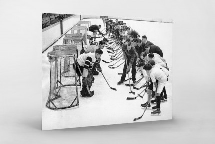 Eishockeytraining in der Wembley Arena - Sport Fotografie als Wandbild - Eishockey Foto - NoSports Magazin - 11FREUNDE SHOP