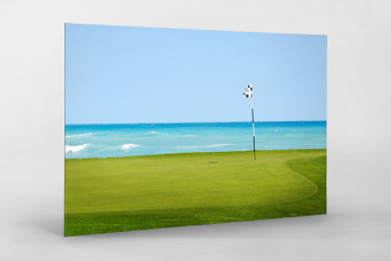 Loch am Meer - Sport Fotografien als Wandbilder - Golf Foto - NoSports Magazin - 11FREUNDE SHOP