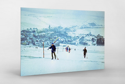 Rauf den Berg - Sport Fotografie als Wandbild - Wintersport Foto - NoSports Magazin 