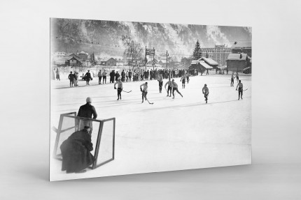 Eishockey in Chamonix (3) - Sport Fotografie als Wandbild - Eishockey Foto - NoSports Magazin 