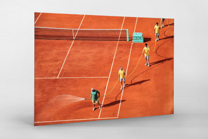 Bewässerung - Sport Fotos als Wandbilder - Tennis Foto - NoSports Magazin 