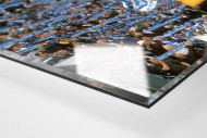Hertha Fans 1997 als Direktdruck auf Alu-Dibond hinter Acrylglas (Detail)