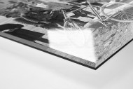 Ruhepause bei der Tour 1921 als Direktdruck auf Alu-Dibond hinter Acrylglas (Detail)