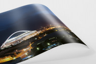 Moses-Mabhida-Stadion bei Nacht als FineArt-Print