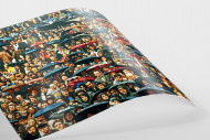 Zuschauer und Regenschirme als FineArt-Print
