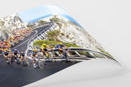 Kurven bei Mailand-Sanremo als FineArt-Print