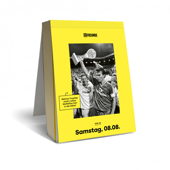 Tagesabreißkalender mit Fußballfragen: Der große 11FREUNDE Quiz Kalender 2026