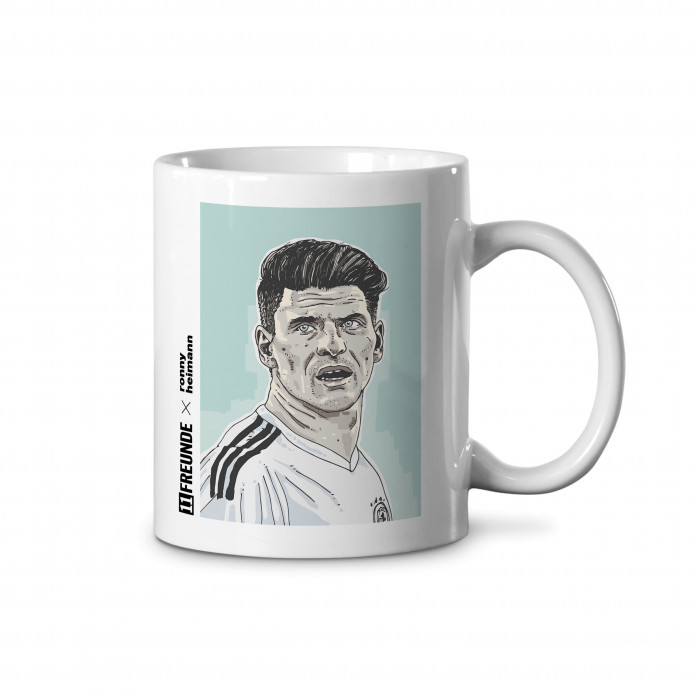 Design-Tasse - 11FREUNDE x Ronny Heimann: Gomez