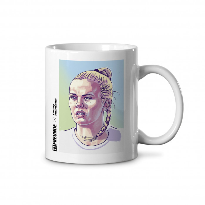 Design-Tasse - 11FREUNDE x Ronny Heimann: Merle