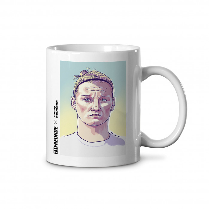 Design-Tasse - 11FREUNDE x Ronny Heimann: Alexandra