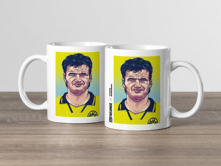 Design-Tasse - 11FREUNDE X Ronny Heimann: Stéphane in Dortmund