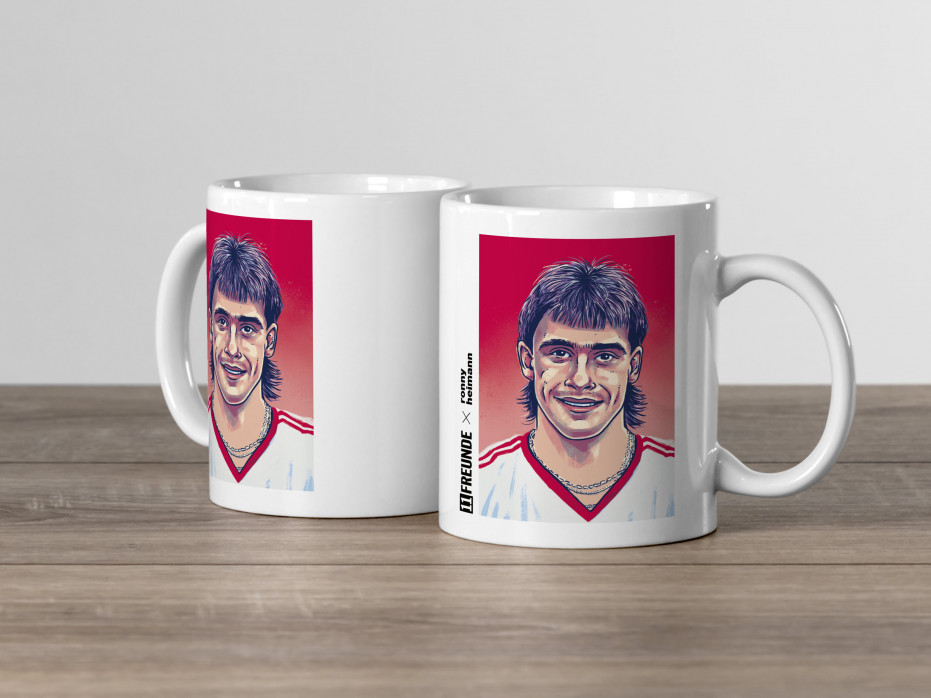 Design-Tasse - 11FREUNDE X Ronny Heimann: Pierre in Köln