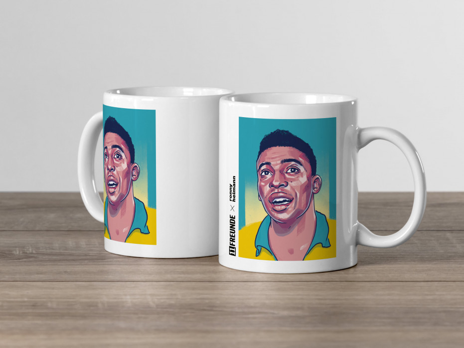 Design-Tasse - 11FREUNDE X Ronny Heimann: Pelé (2)