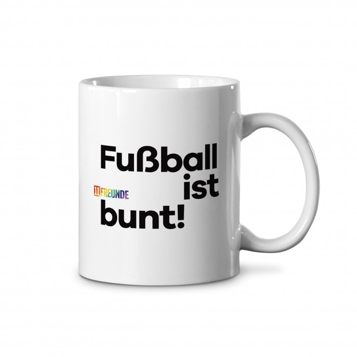 Design-Tasse - 11FREUNDE: Fußball ist bunt