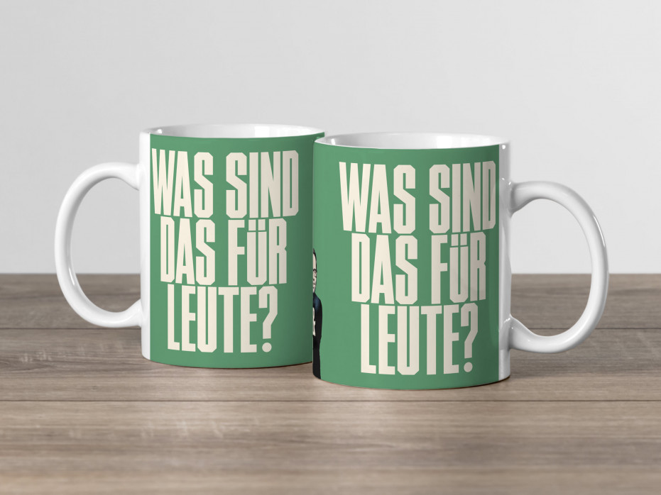 Kaffeebecher: Zeigler & Köster 11FREUNDE Podcast Merchandise 
