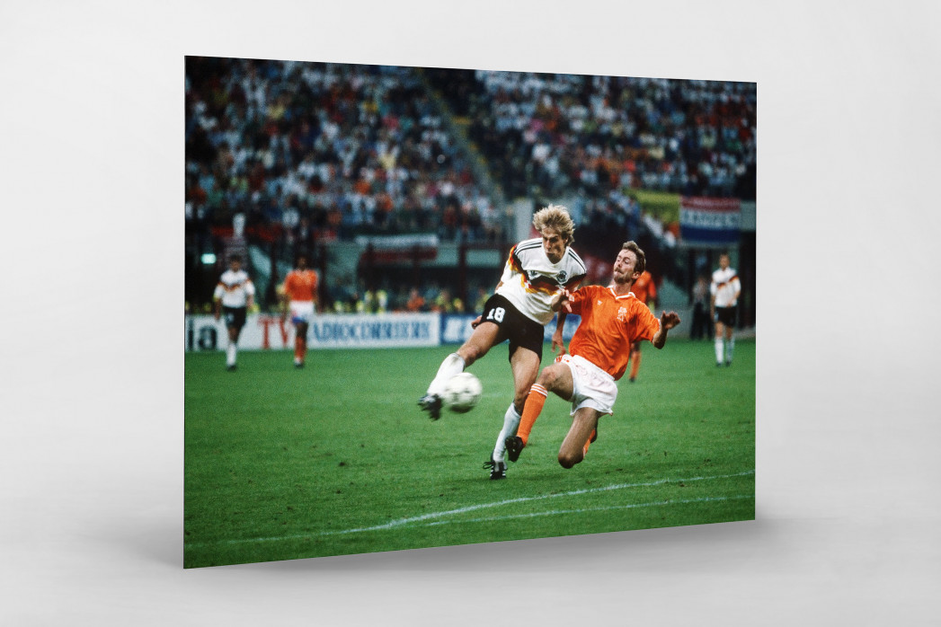 Klinsmann gegen Holland (2) als auf Alu-Dibond kaschierter Fotoabzug