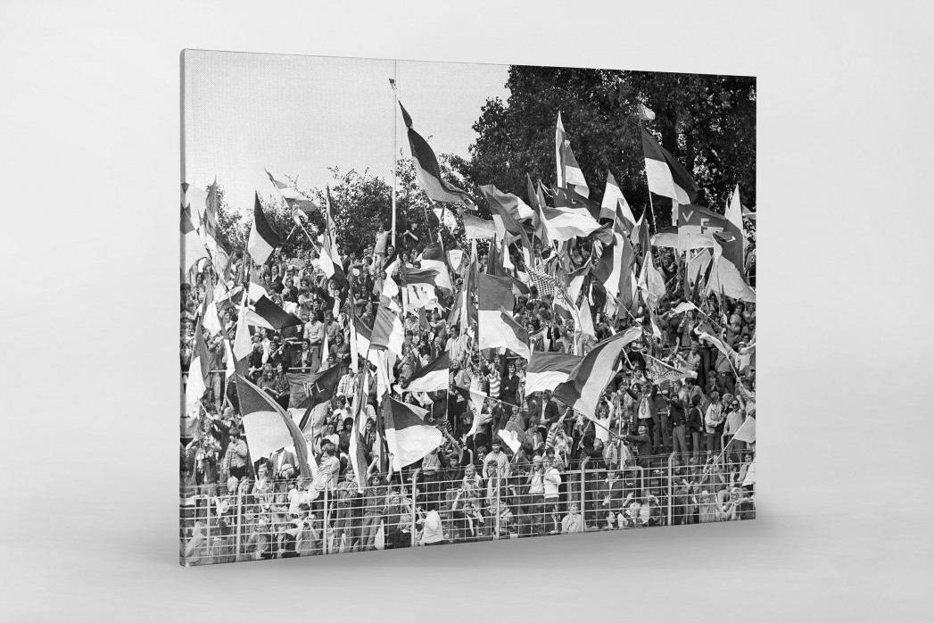 Bochum Fans 1971 als Leinwand auf Keilrahmen gezogen