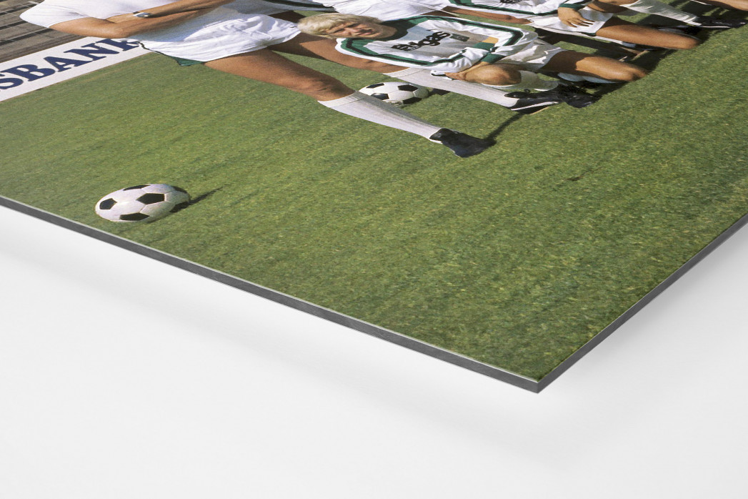 Mönchengladbach 1976/77 als auf Alu-Dibond kaschierter Fotoabzug (Detail)