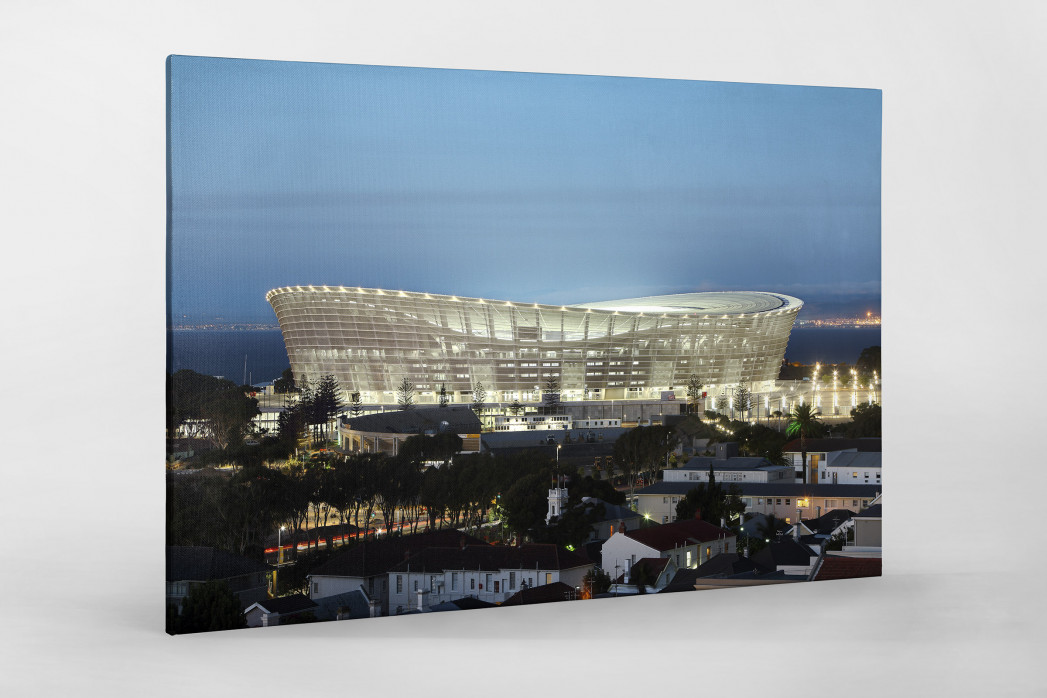 Cape Town Stadium erleuchtet als Leinwand auf Keilrahmen gezogen