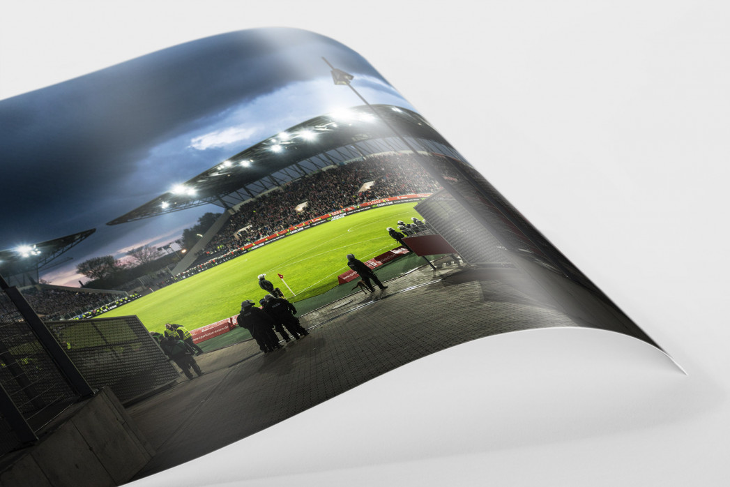 Blick in das Stadion Essen als FineArt-Print