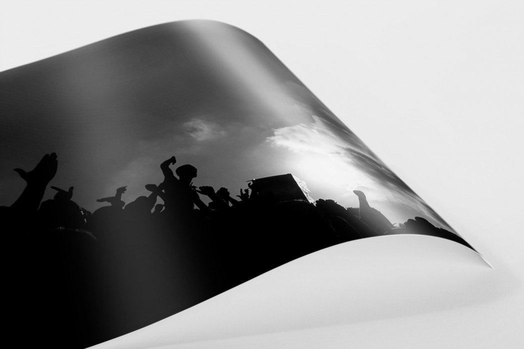 Corinthians Fans Singing And Celebrating (1) als FineArt-Print