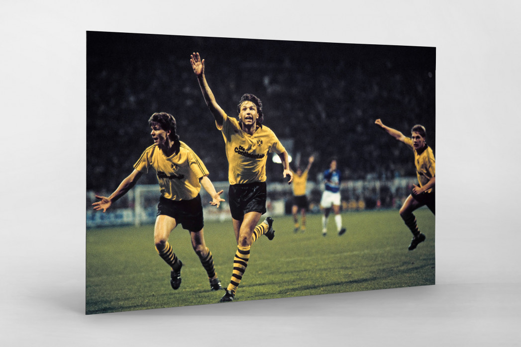 BVB-Jubel als auf Alu-Dibond kaschierter Fotoabzug