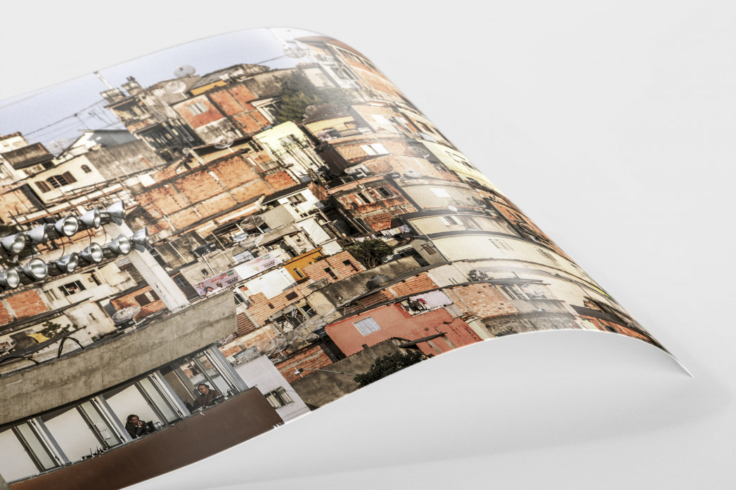 Favelas Around The Stadium als FineArt-Print