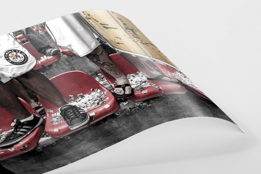 In The Middle Of Corinthians Fans als FineArt-Print