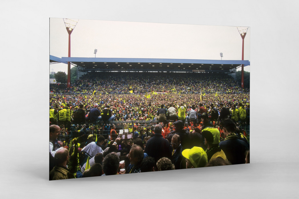 BVB Meisterjubel 1995 als auf Alu-Dibond kaschierter Fotoabzug