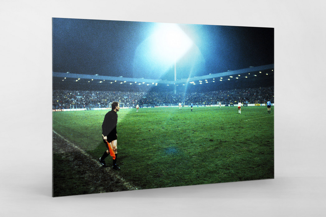 Flutlicht im Ruhrstadion als Direktdruck auf Alu-Dibond hinter Acrylglas