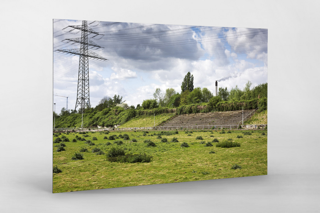 Verlassene Stadien - Essen (1) als auf Alu-Dibond kaschierter Fotoabzug