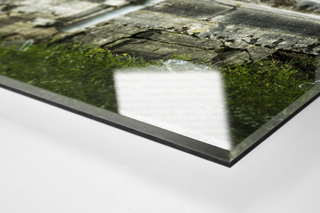 Stehplätze Bölle  als Direktdruck auf Alu-Dibond hinter Acrylglas (Detail)