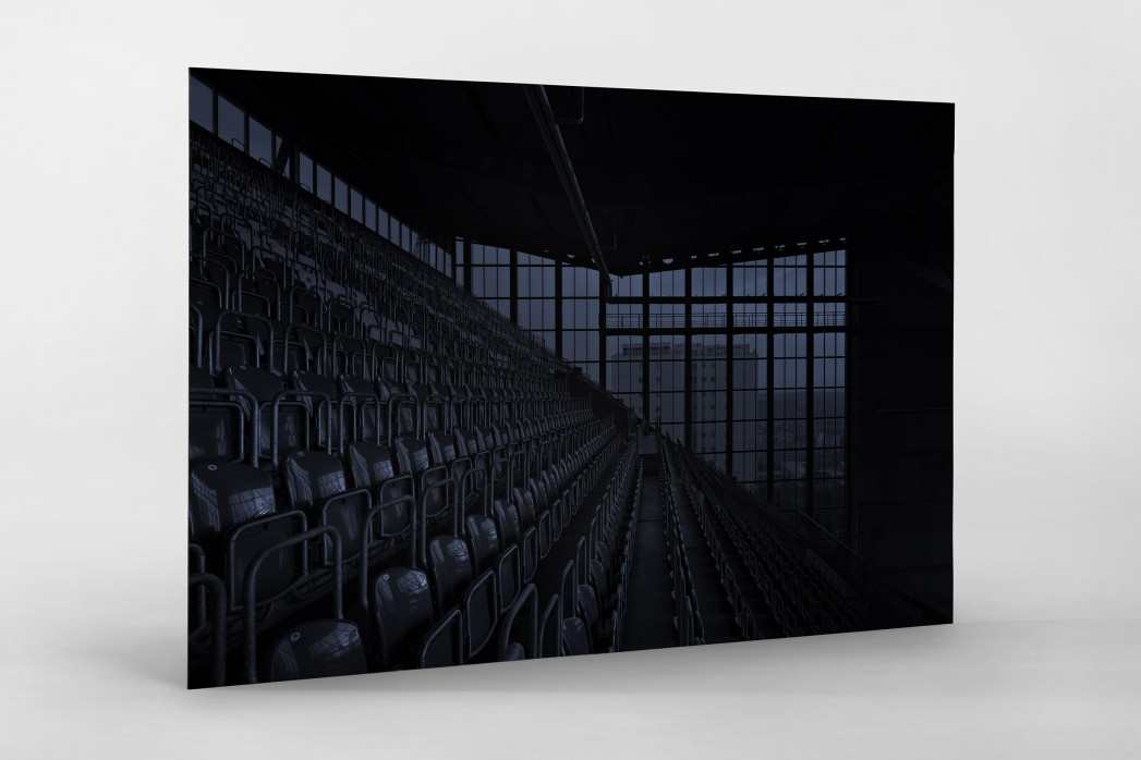 Stadien bei Nacht - Betzenberg (3) als auf Alu-Dibond kaschierter Fotoabzug