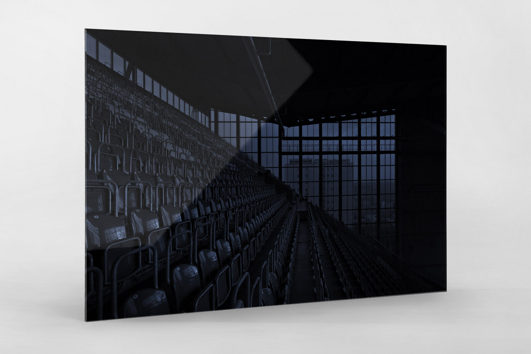 Stadien bei Nacht - Betzenberg (3) als Direktdruck auf Alu-Dibond hinter Acrylglas