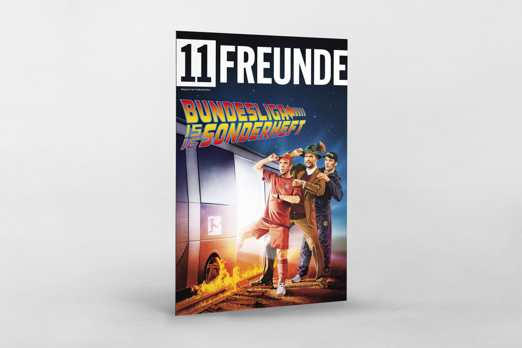 Covermotiv: 11FREUNDE - Bundesliga-Sonderheft 2015/16 als auf Alu-Dibond kaschierter Fotoabzug